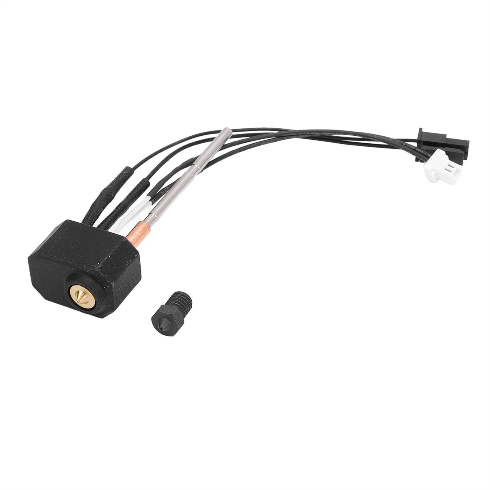 3D Printer Hotend Kit 0.4MM  Hardened Steel Nozzle 24V 40W Extruder Hotend Kit