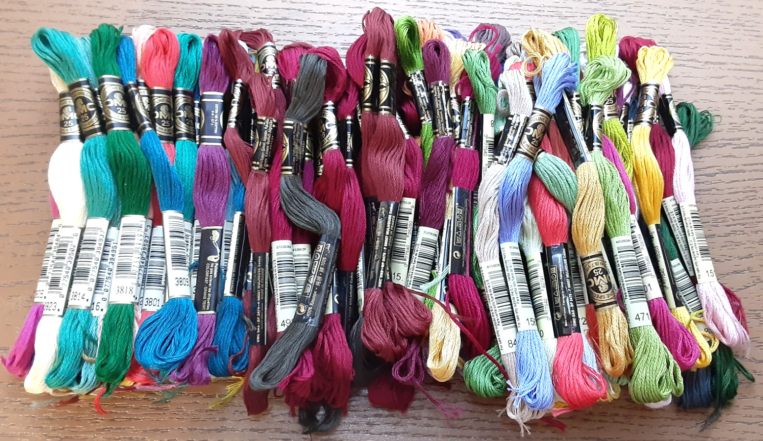 Lot of 100+ Skeins DMC Embroidery Floss Thread Cotton