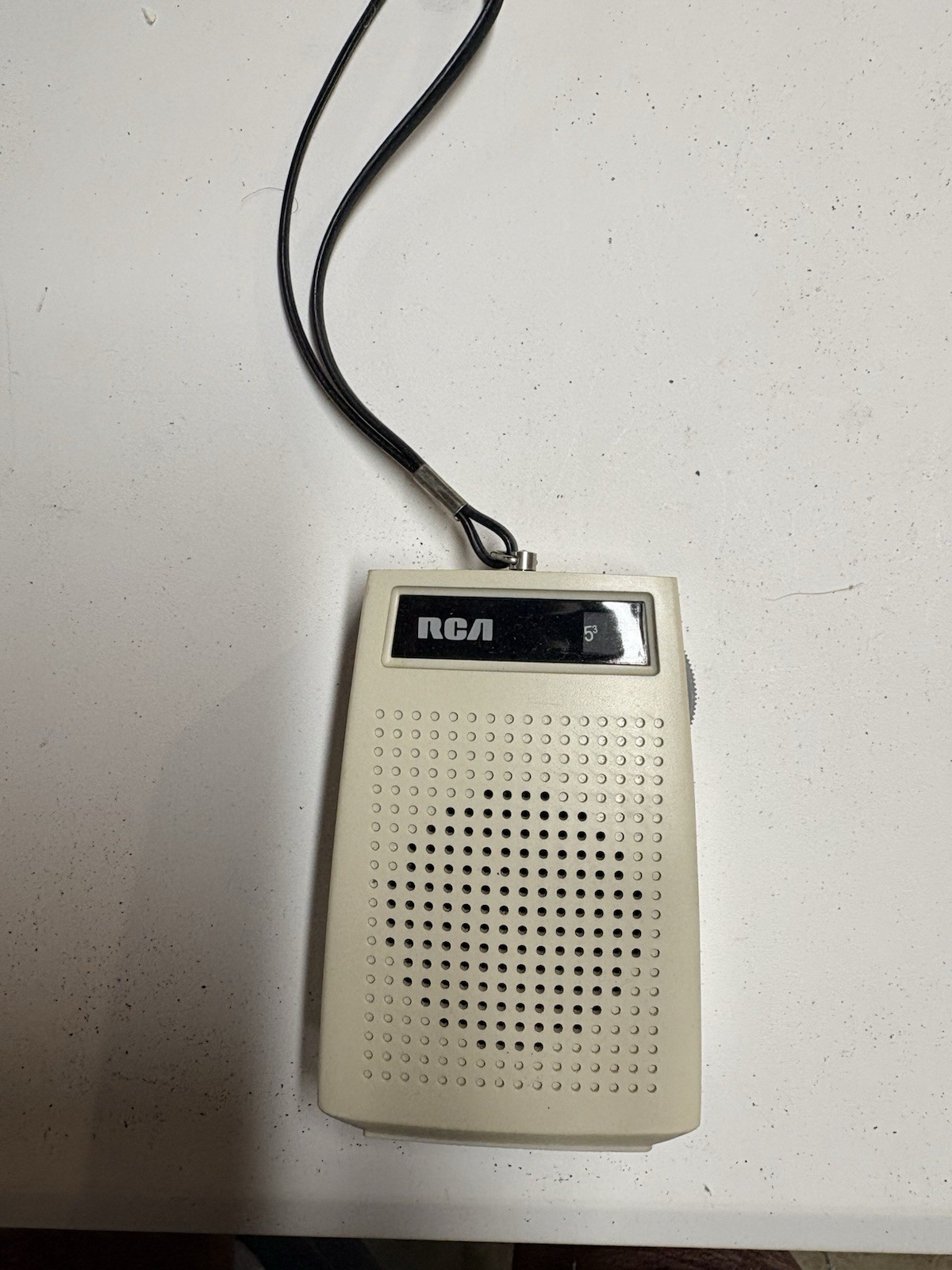 RCA AM Transistor Radio, 1970`s Model RZG-101J, Dial And Volume Working