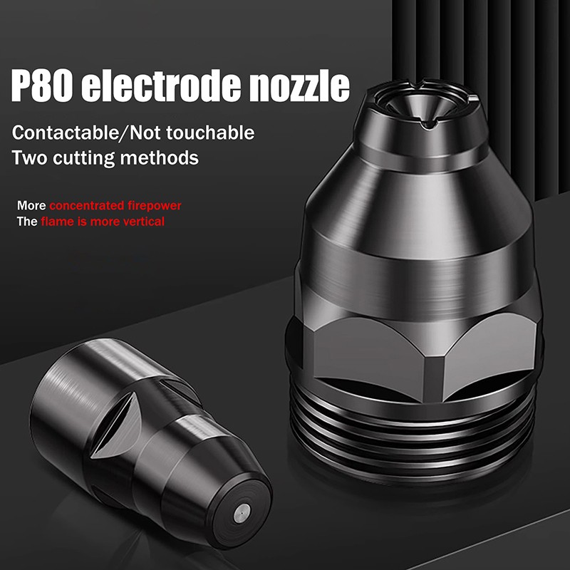P80 Plasma Cutting Torch Kit Nozzle And Electrode Scrap Iron Cutting Design