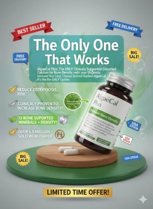 ALGAECAL Plus - Plant Based Calcium Supplement- Vitamin D3 (720 mg)