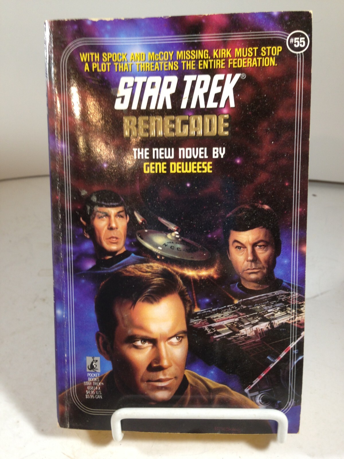 STAR TREK Paperback Novel Renegade by Gene DeWeese