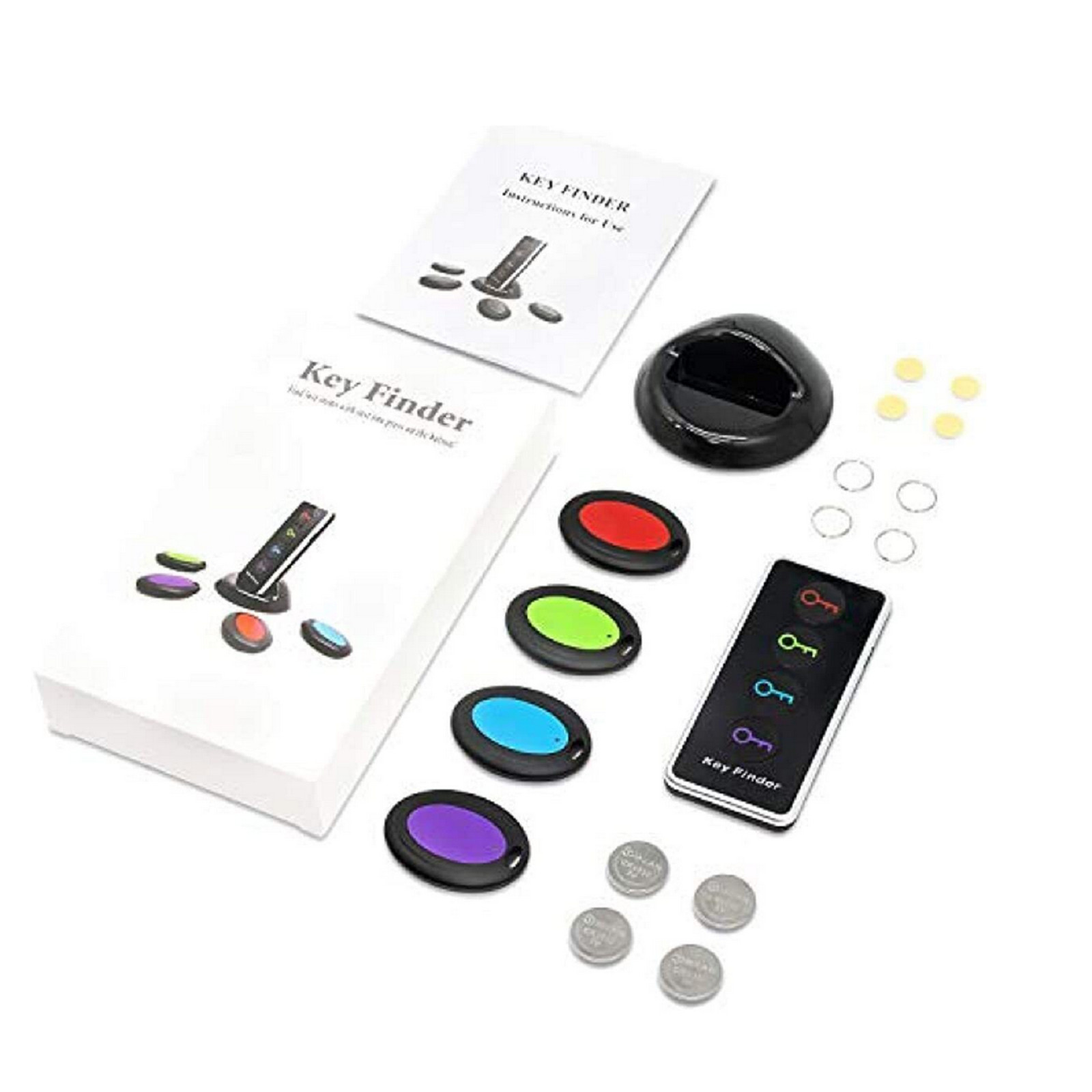 Remote Wireless Key Wallet LOST Locator Finder Receiver Electronic 4 in1 Alarm