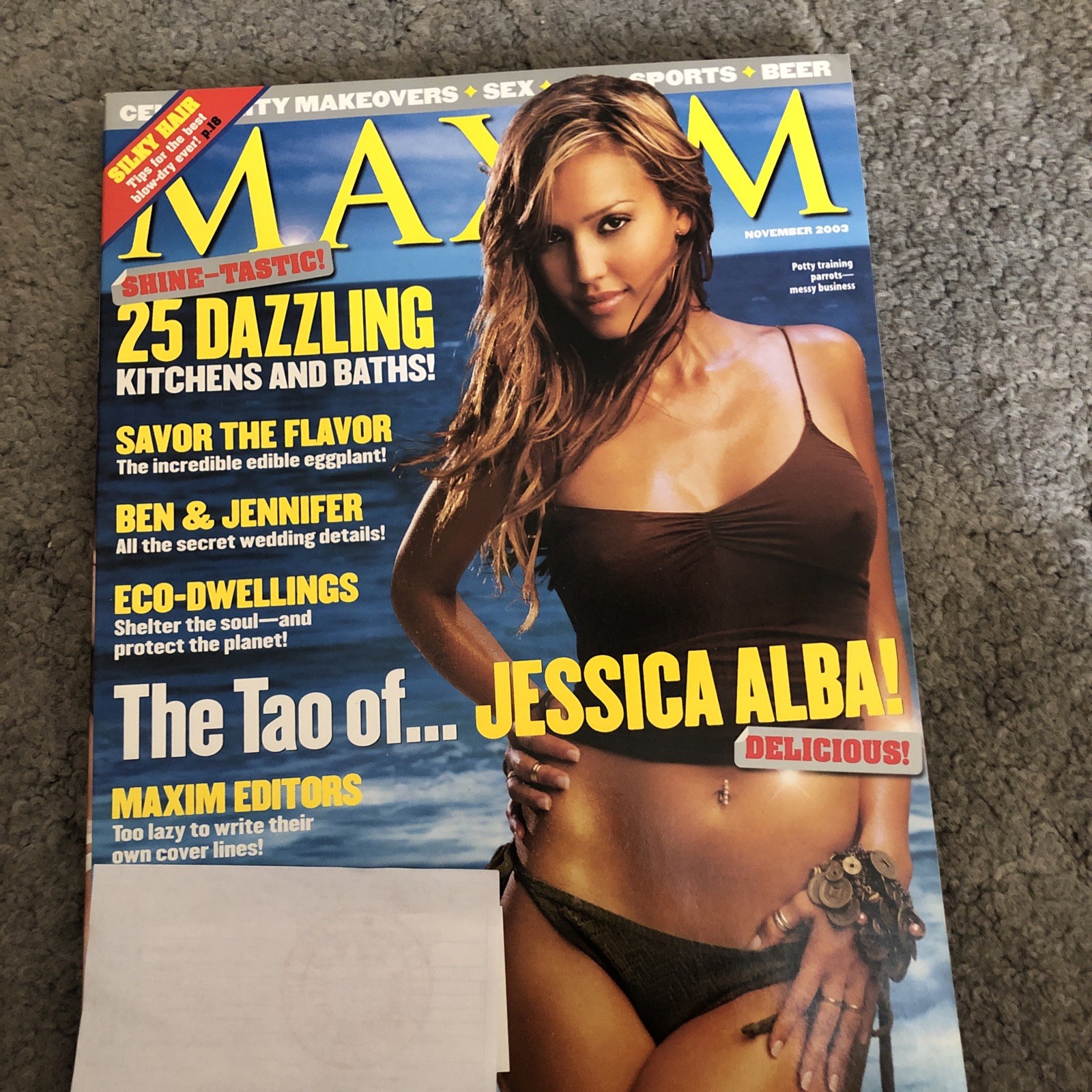 Jessica Alba MAXIM magazine November 2003