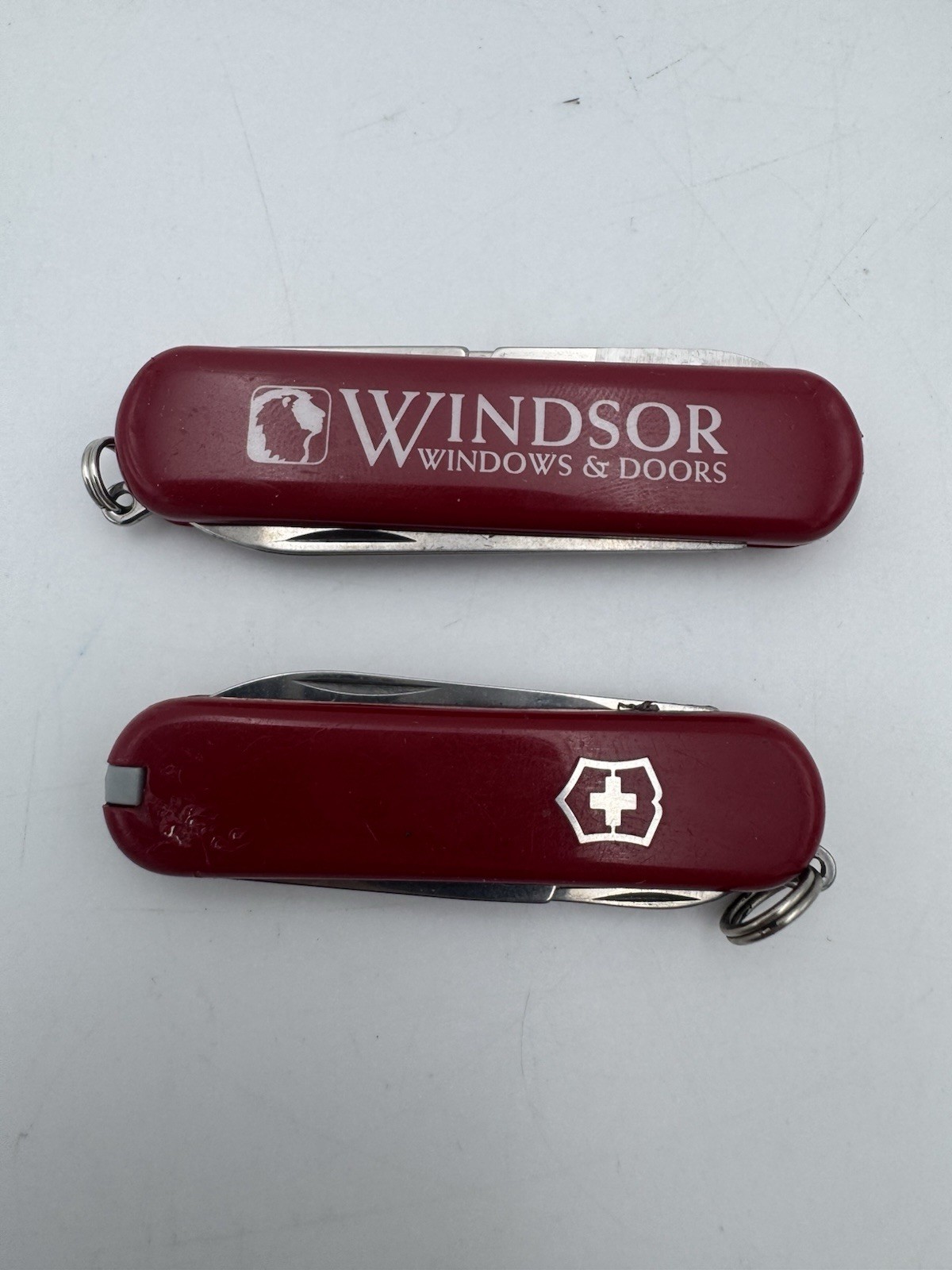 2 Vintage Swiss Army Pocket Knives 2 Blade Scissor Werner Victorinox 2.5”