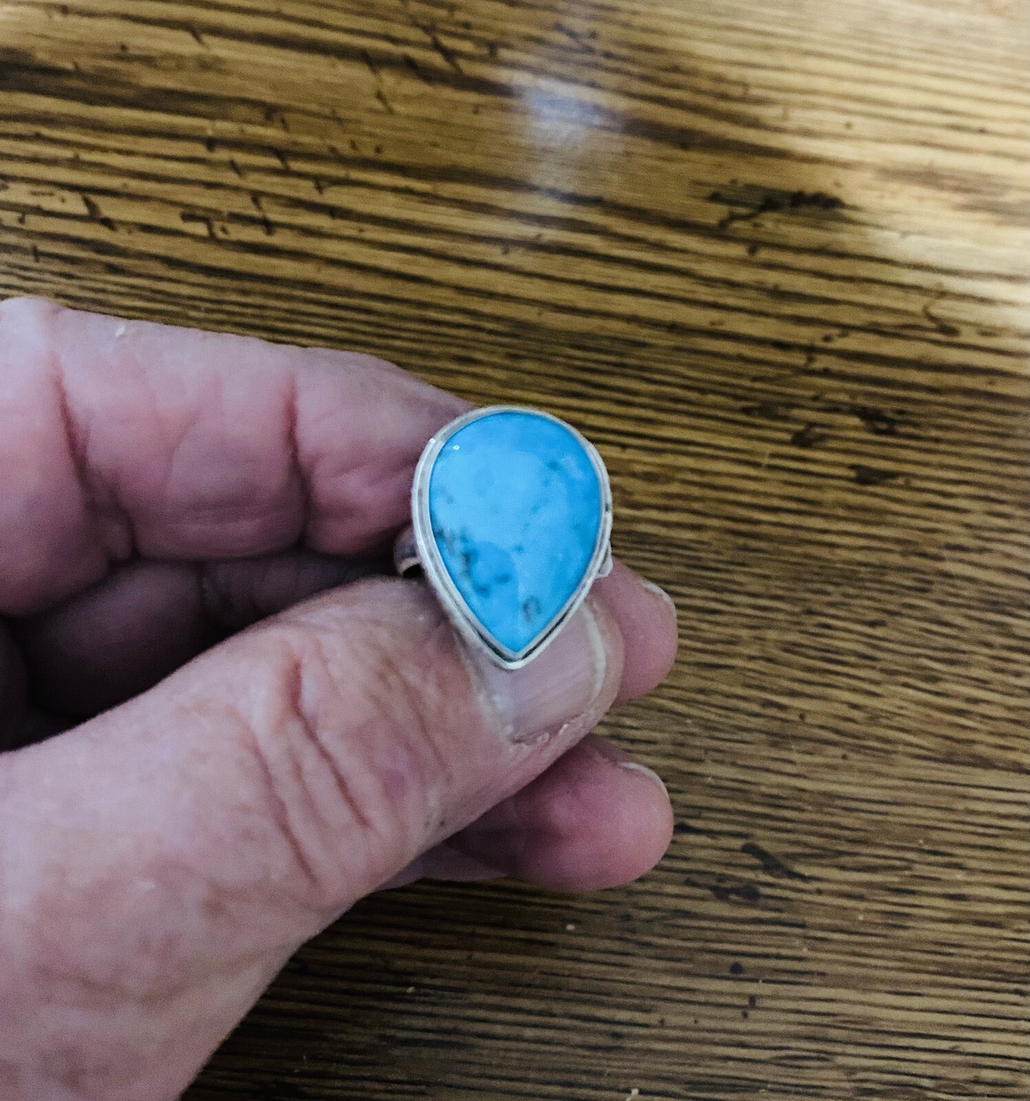 Turquoise Ring Sterling Silver 