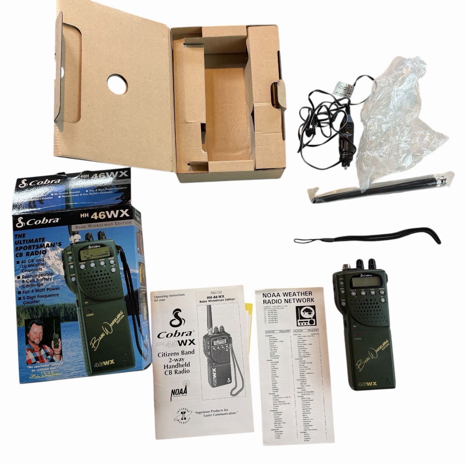 Cobra HH 46WX Portable Ultimate sportsman’s CB Radio - Tested Working!