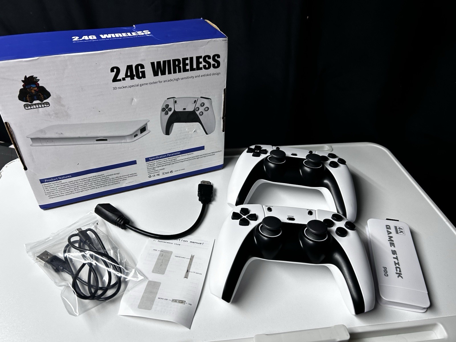 Dual Controller TV Game Console Retro HD PSP Arcade 4K Home Game Console