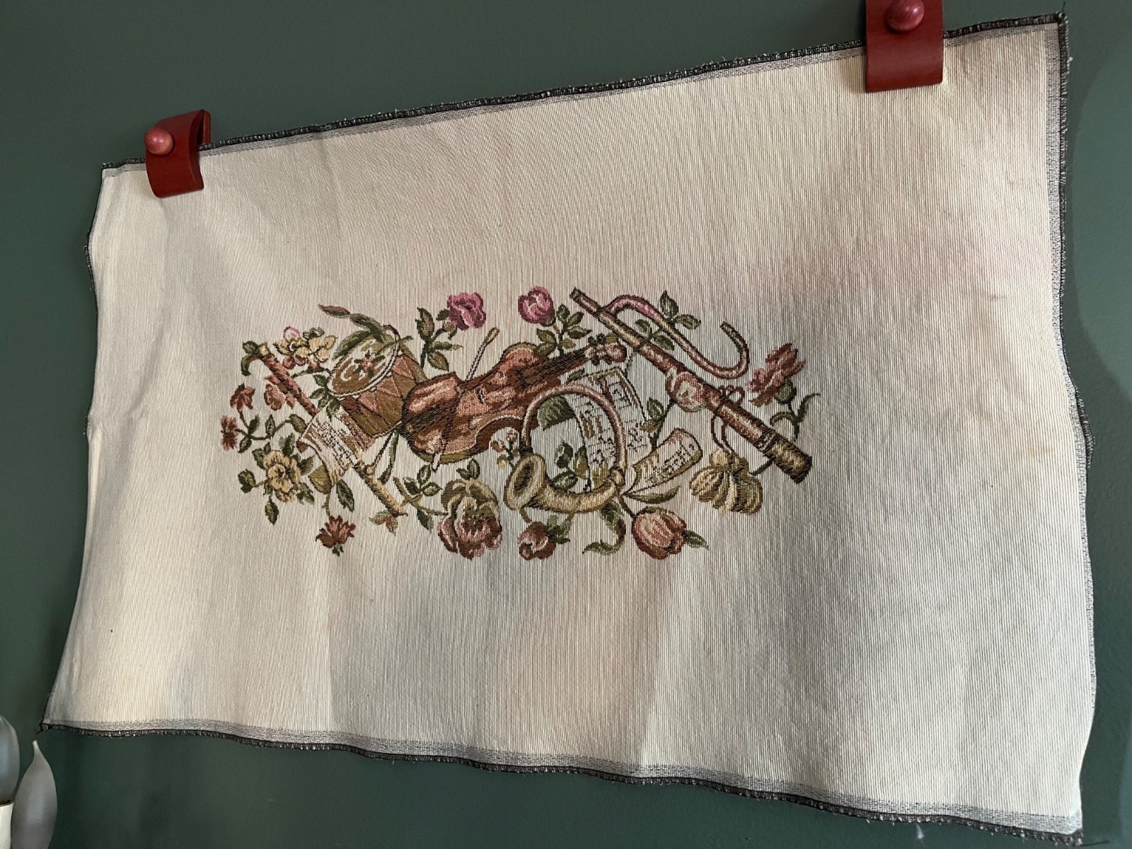 Vintage Violin Tapestry