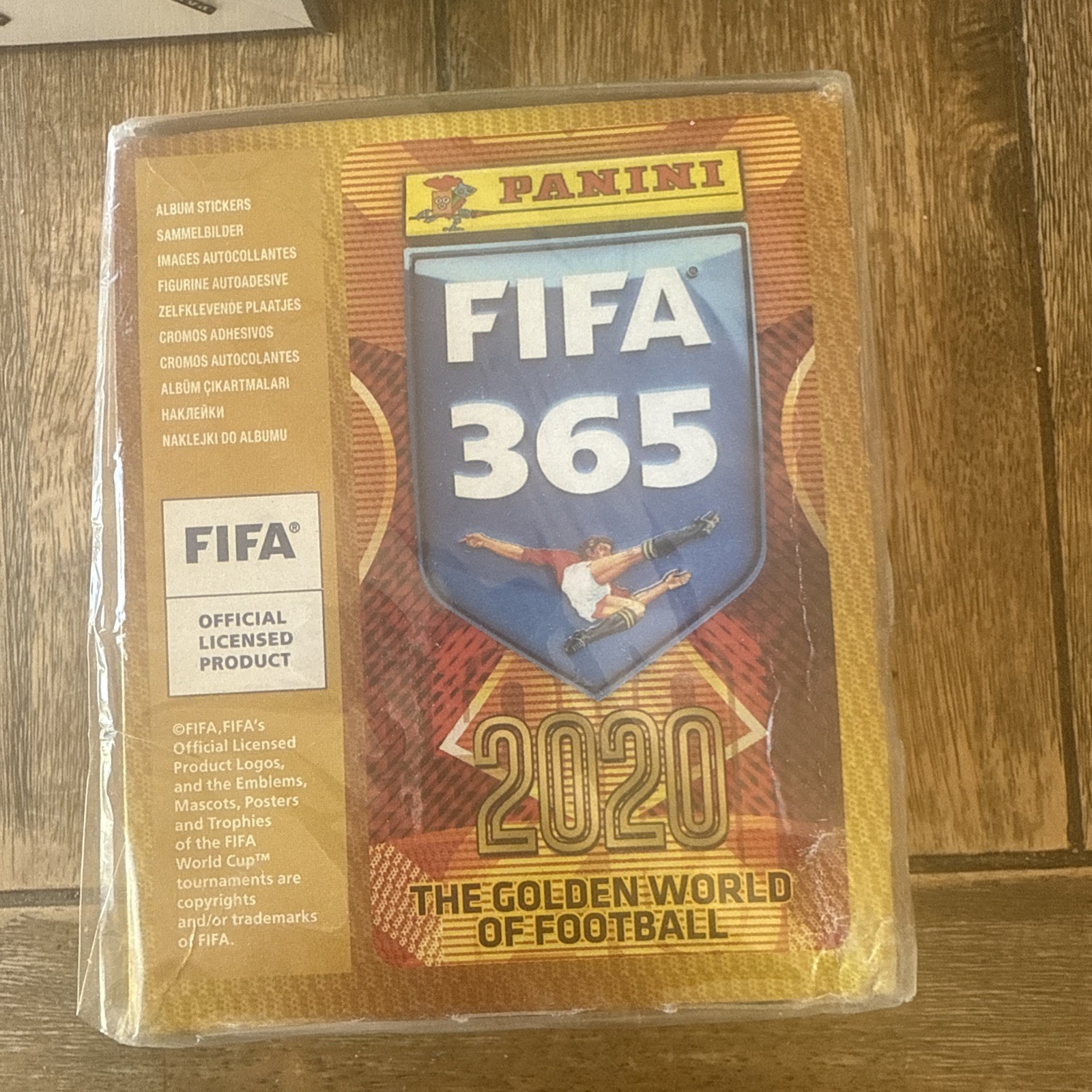 Sealed Panini FIFA 365 2020 Sticker Box Golden World Football 50 Packs Stickers