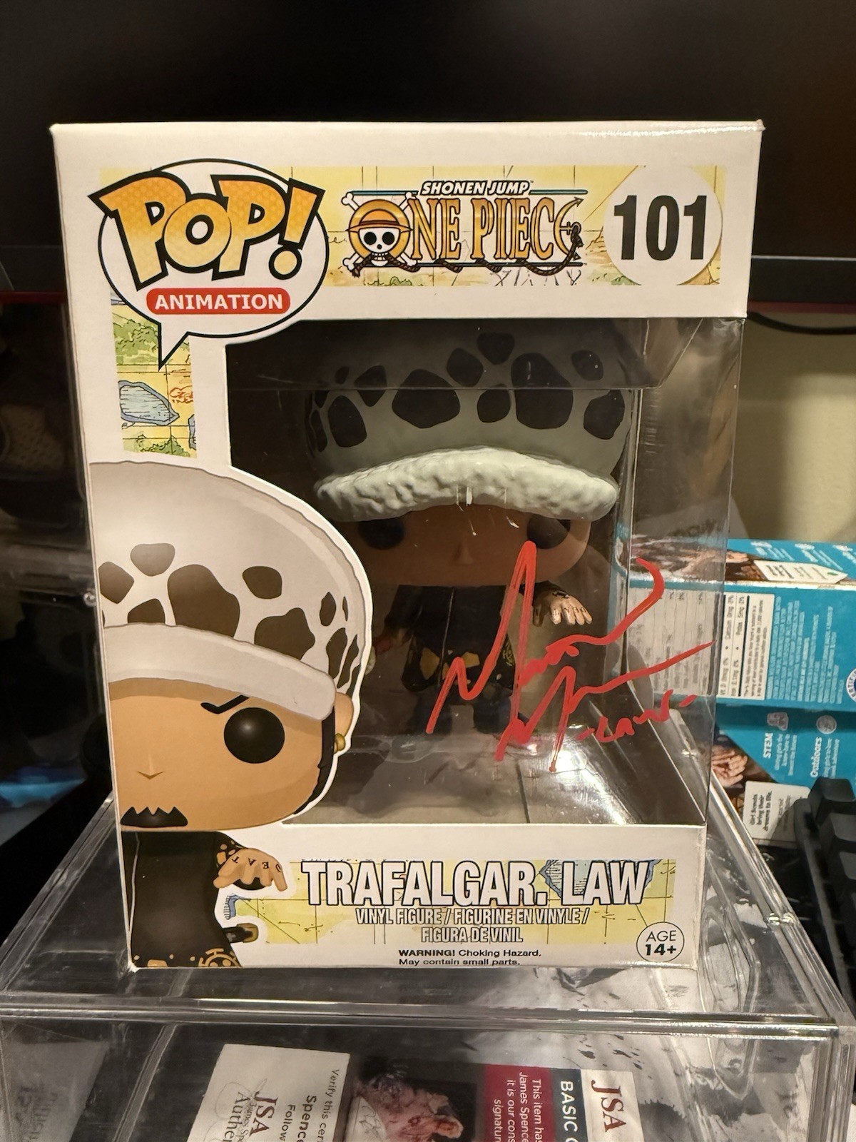 Funko Pop One Piece Trafalgar Law Signed JSA Authenticated