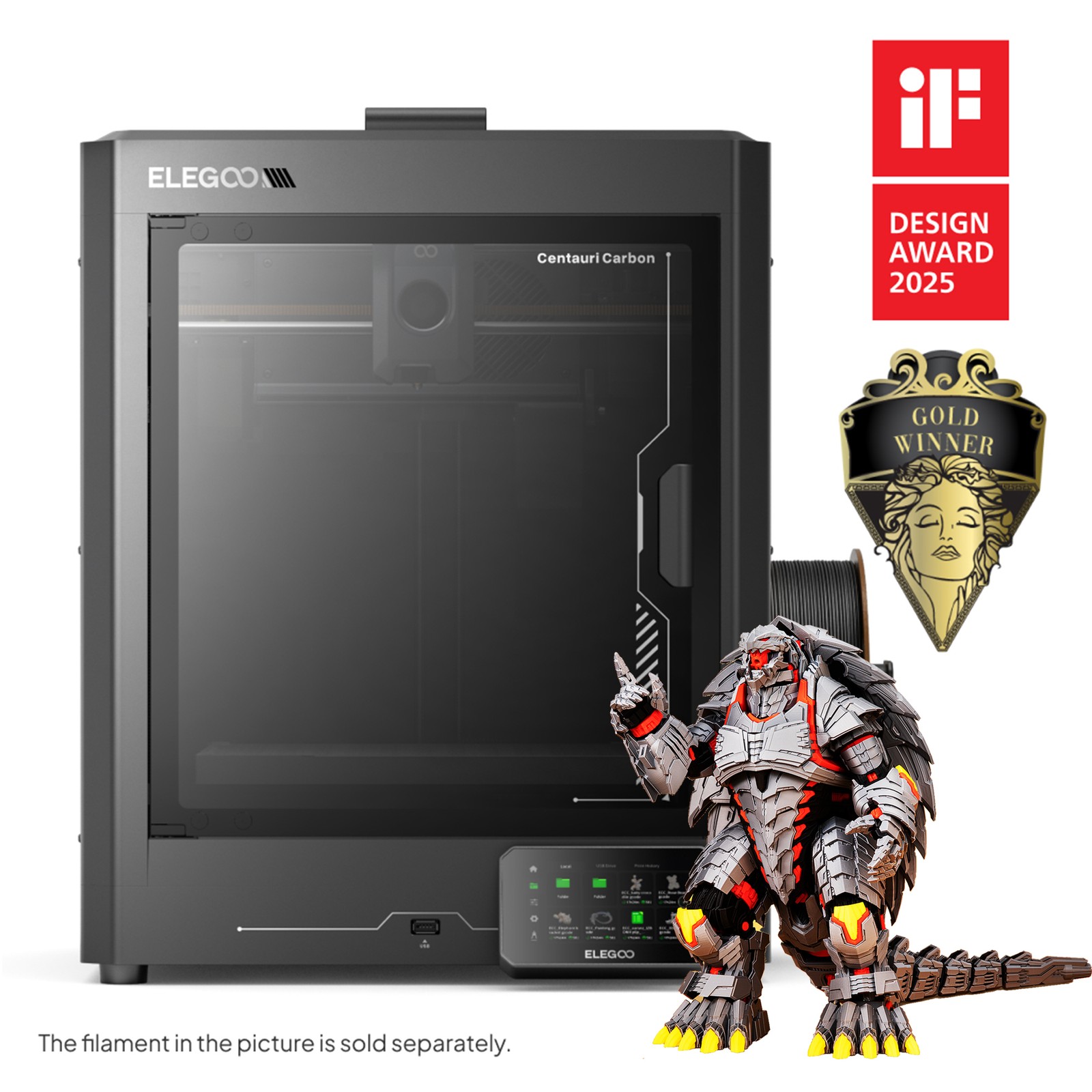 ELEGOO Centauri Carbon 3D Printer CoreXY 500mm/s High Speed Printing