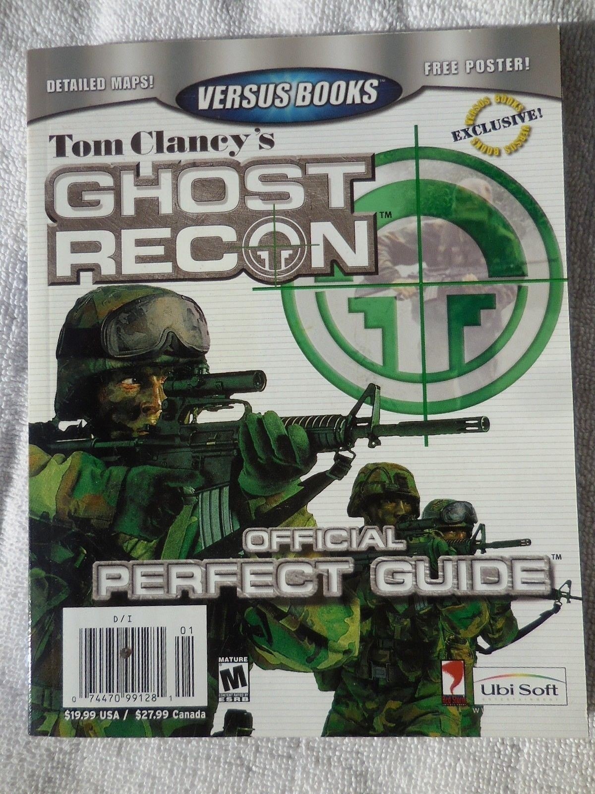 TOM CLANCY's GHOST RECON Versus Books PERFECT GUIDE Video Game Strategy PC 