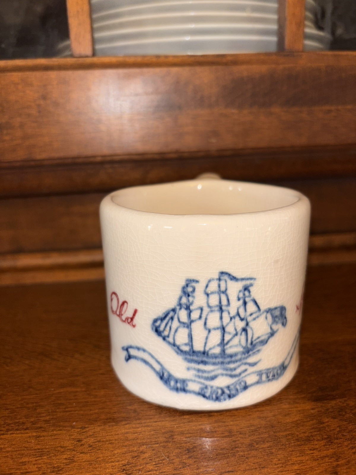 OLD SPICE EARLY AMERICAN SHAVING MUG SHULTON USA SHIP GRAND TURK