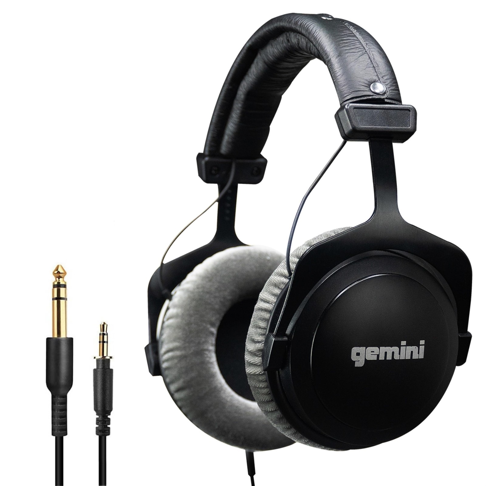 Gemini Headphones – 53mm Drivers, Closed-Back, Deep Bass, Soft Cushions, 1/4"...
