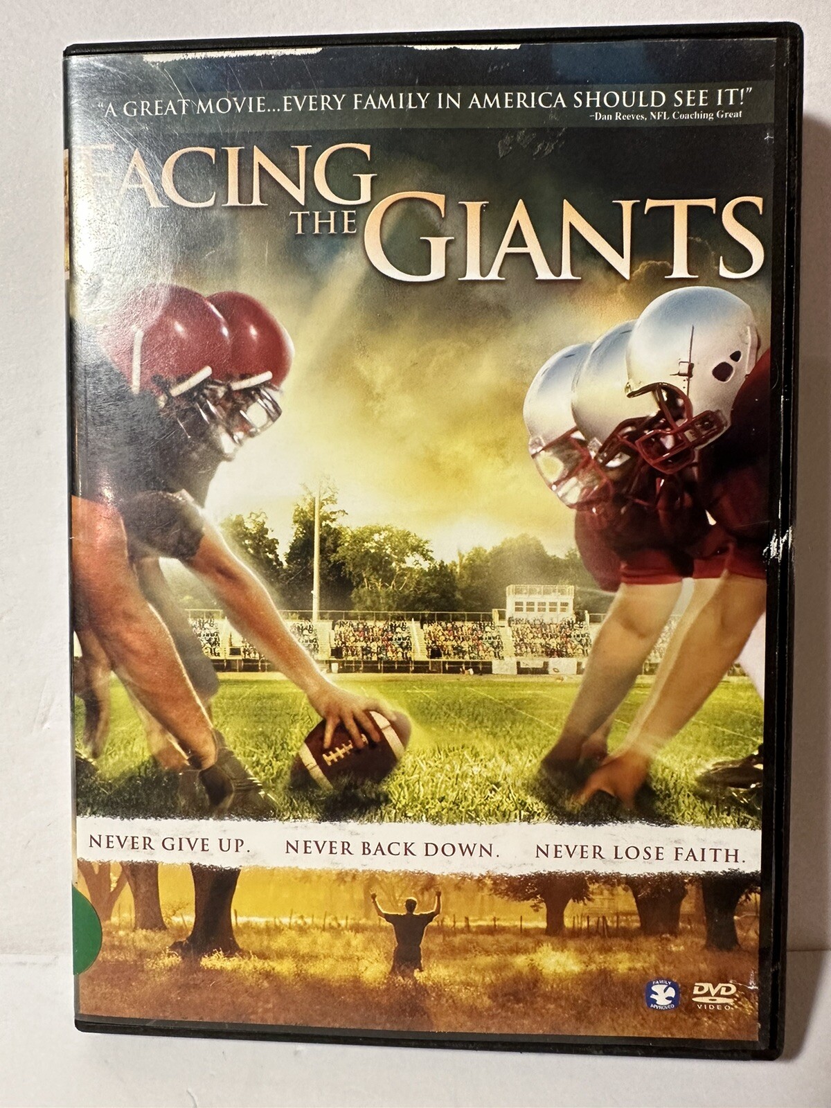 Facing the Giants DVD Never Back Down (Great Condition)