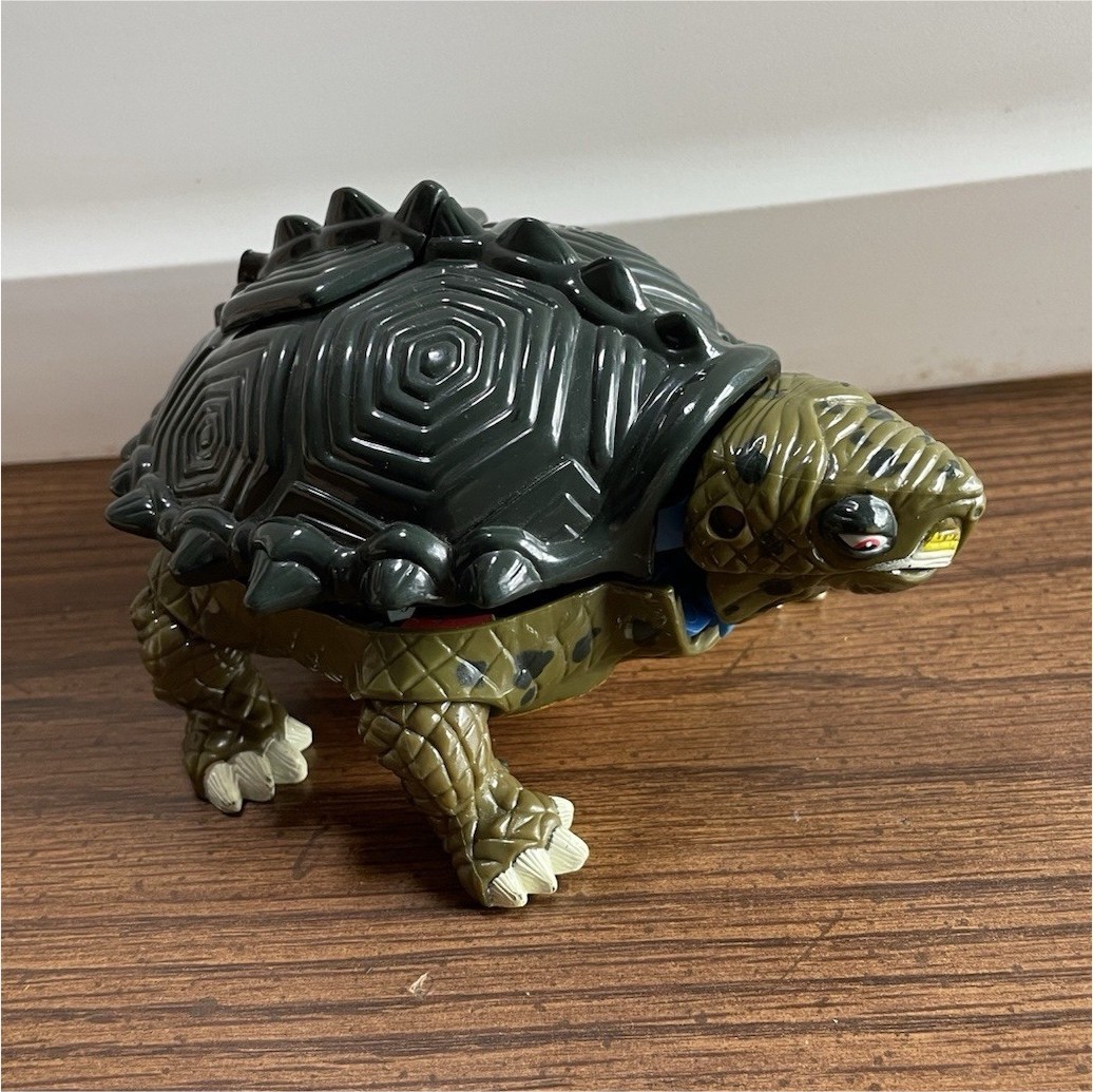 Vintage Teenage Mutant Ninja Turtles Tokka Mini and  Motorcycle 