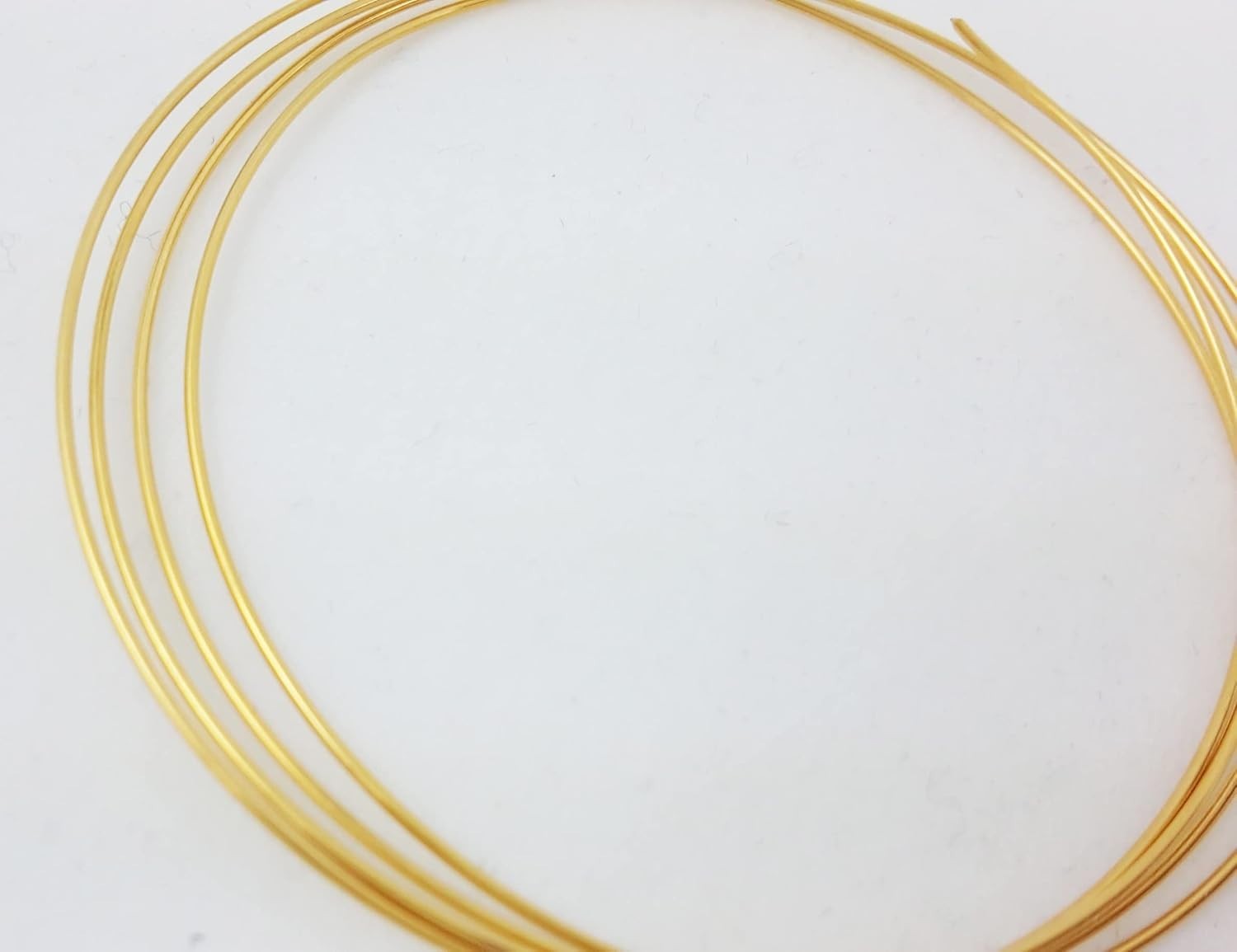 24K Solid Gold Round Wire 22 Gauge .025" 25 Inch Soft Jewelry Making 3.9g