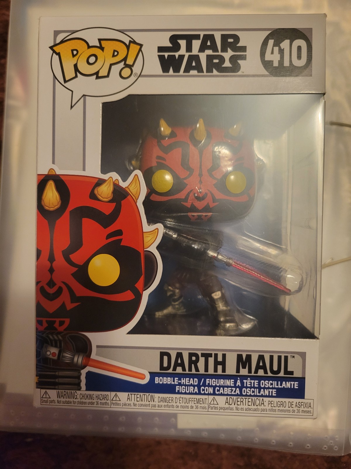 Funko Pop Star Wars #410 Darth Maul Bobblehead Figure Funko Exclusive
