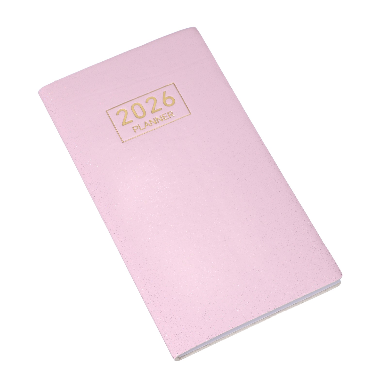 Daily Planner Notebook, 6.8 x 3.8" 2026 to Do List Notebook, Star Pink
