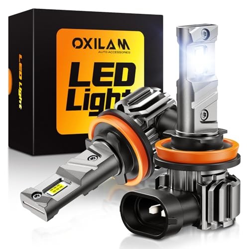  Latest/H9 LED Bulbs,36,000LM 9X Ultra-Brightness, Real 1:1 Halogen Mini H11