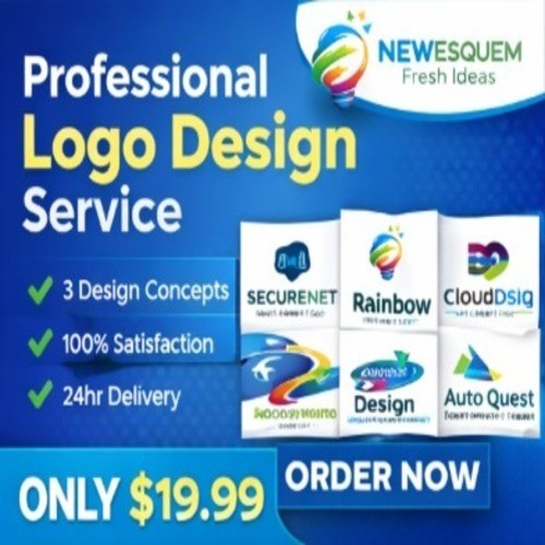 PROFESSIONAL CUSTOM LOGO DESIGN FOR BUSINESS + Revision