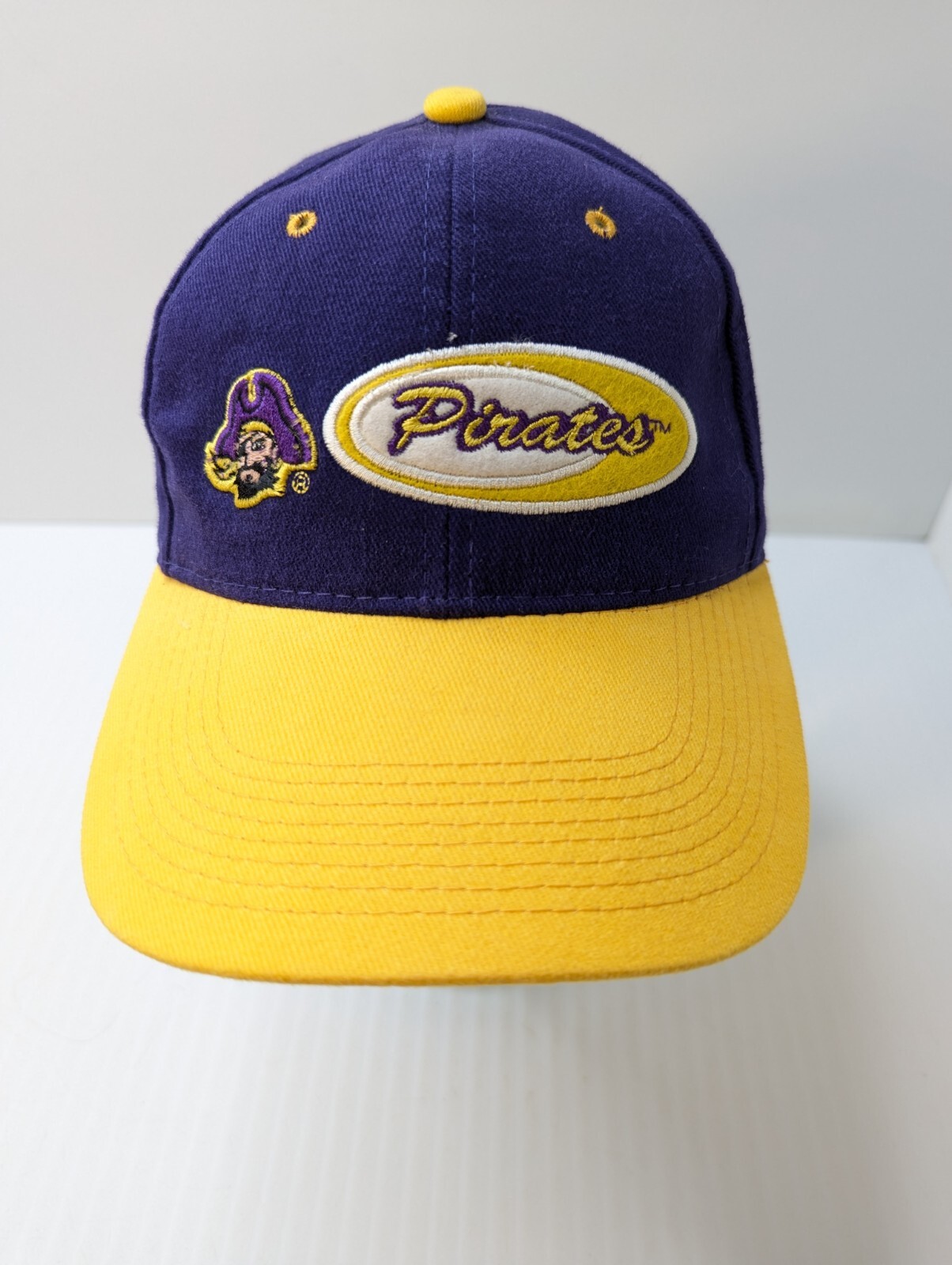 Vintage East Carolina ECU Pirates Strapback Hat Baseball Cap By Signatures 