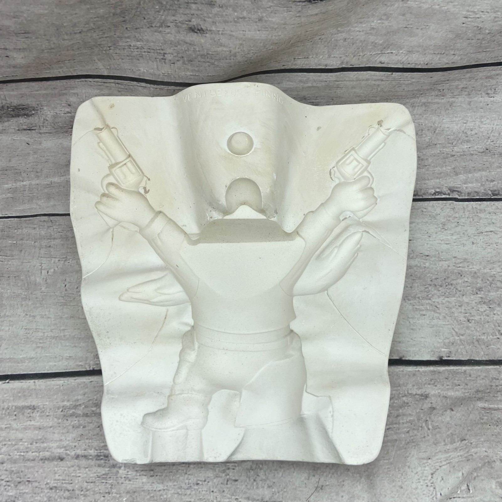 Vintage 1975 Duncan Ceramic Casting Mold Yosemite Sam Part 1 #DM-386 A