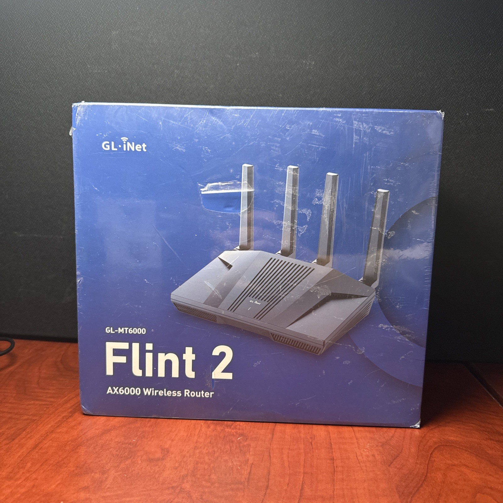 GL-MT6000 Flint 2 WiFi 6 Router Gaming 2.5G VPN Home Business Sealed