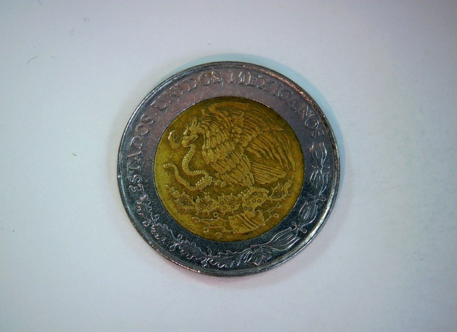 Mexico 1992 1 Nuevo Peso Mexico Nuevo Peso (bimetallic, Ring of the Acceptance o