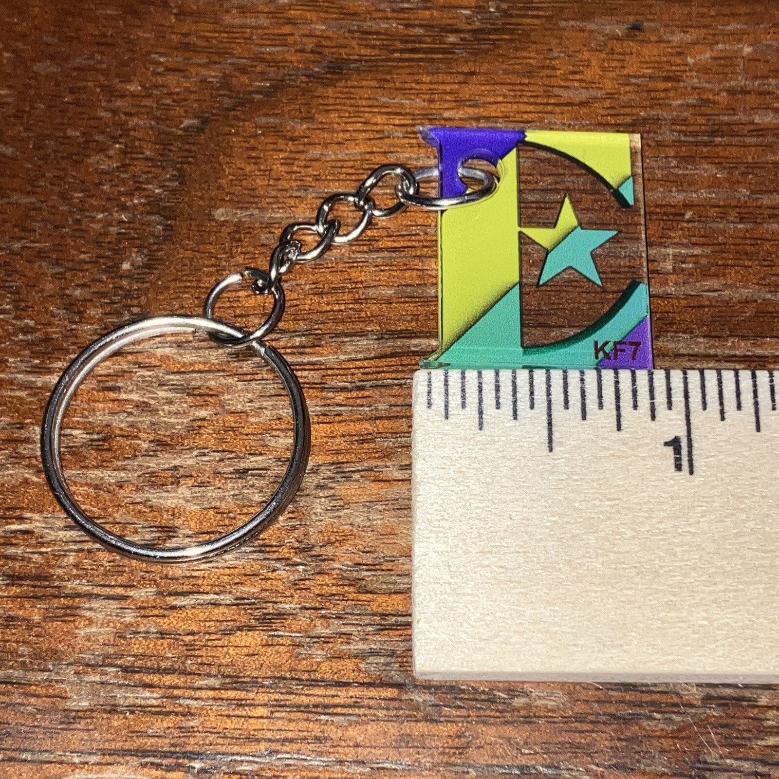 Elton John - Jersey Jack Pinball Promo Plastic Key Fob - NEW On 1” Keychain KF7