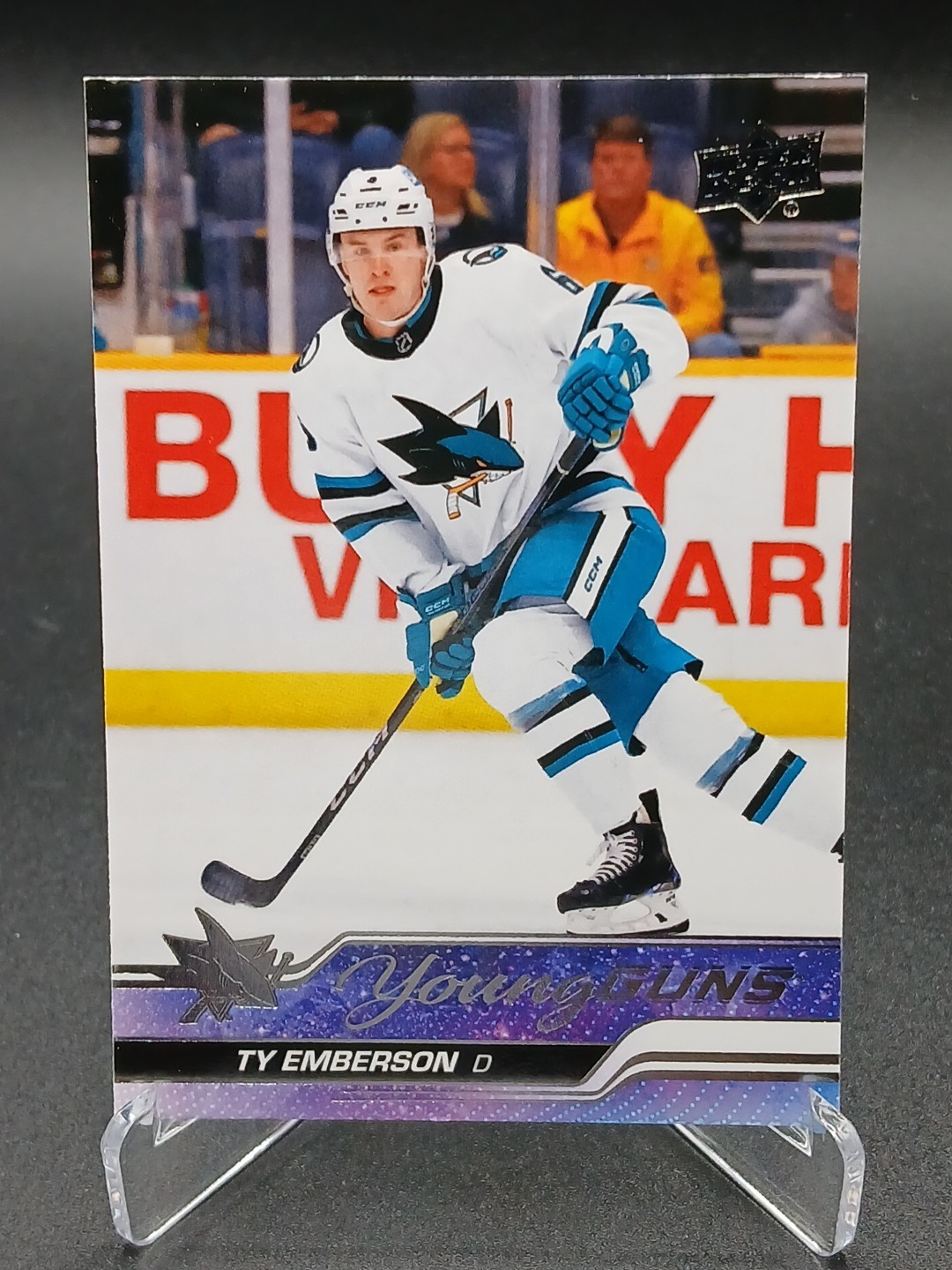 Ty Emberson Young Guns Rookie RC 23-24 Series 2 - NHL San Jose Sharks