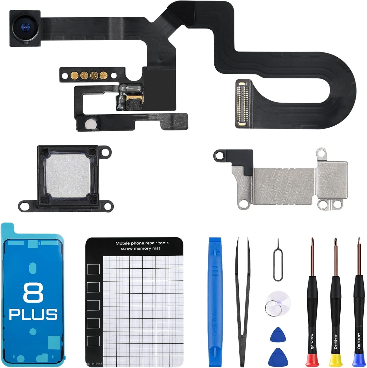 For iPhone 8 Plus Front Camera Replacement 7MP 5.5" Repair Earpiece Ear Speaker