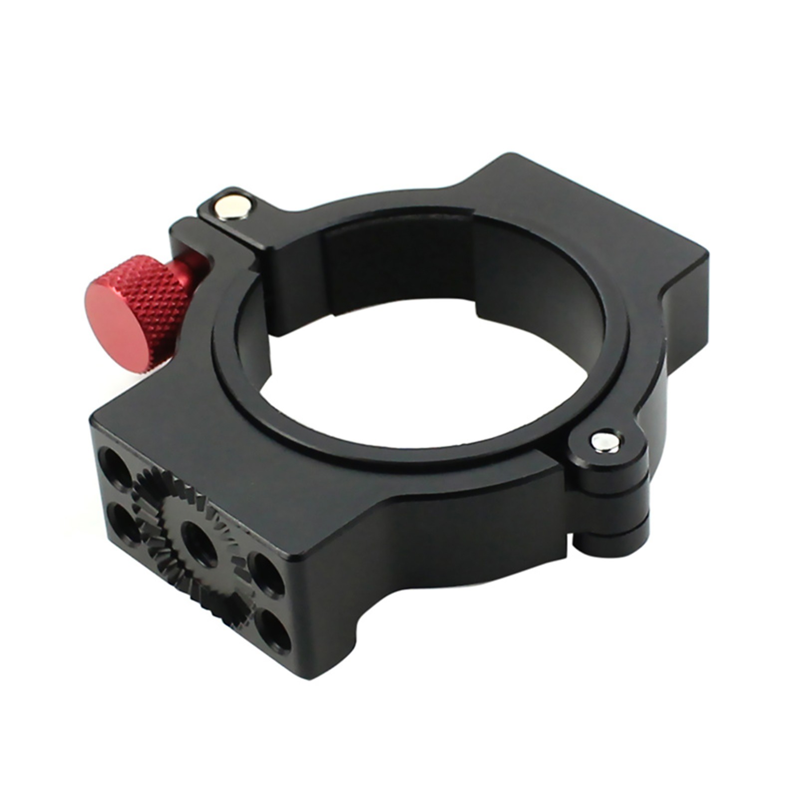 1/4 Screw Hole Expansion Ring Microphone LED Video Light Mounting Clip Adapter
