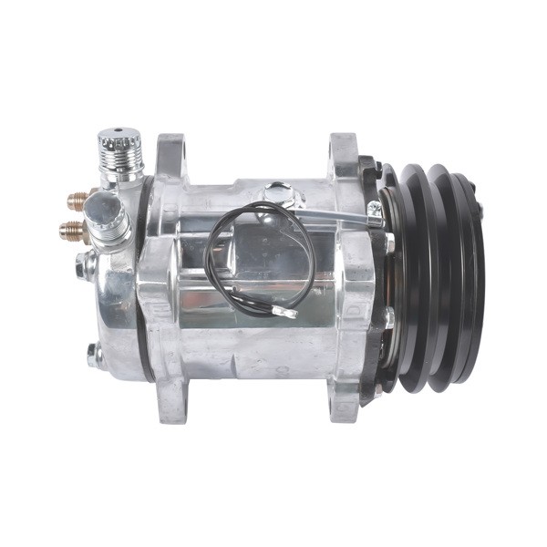 12V Air Condition Compressor w/Clutch Replacement for Sanden 508 2-Groove V-Belt