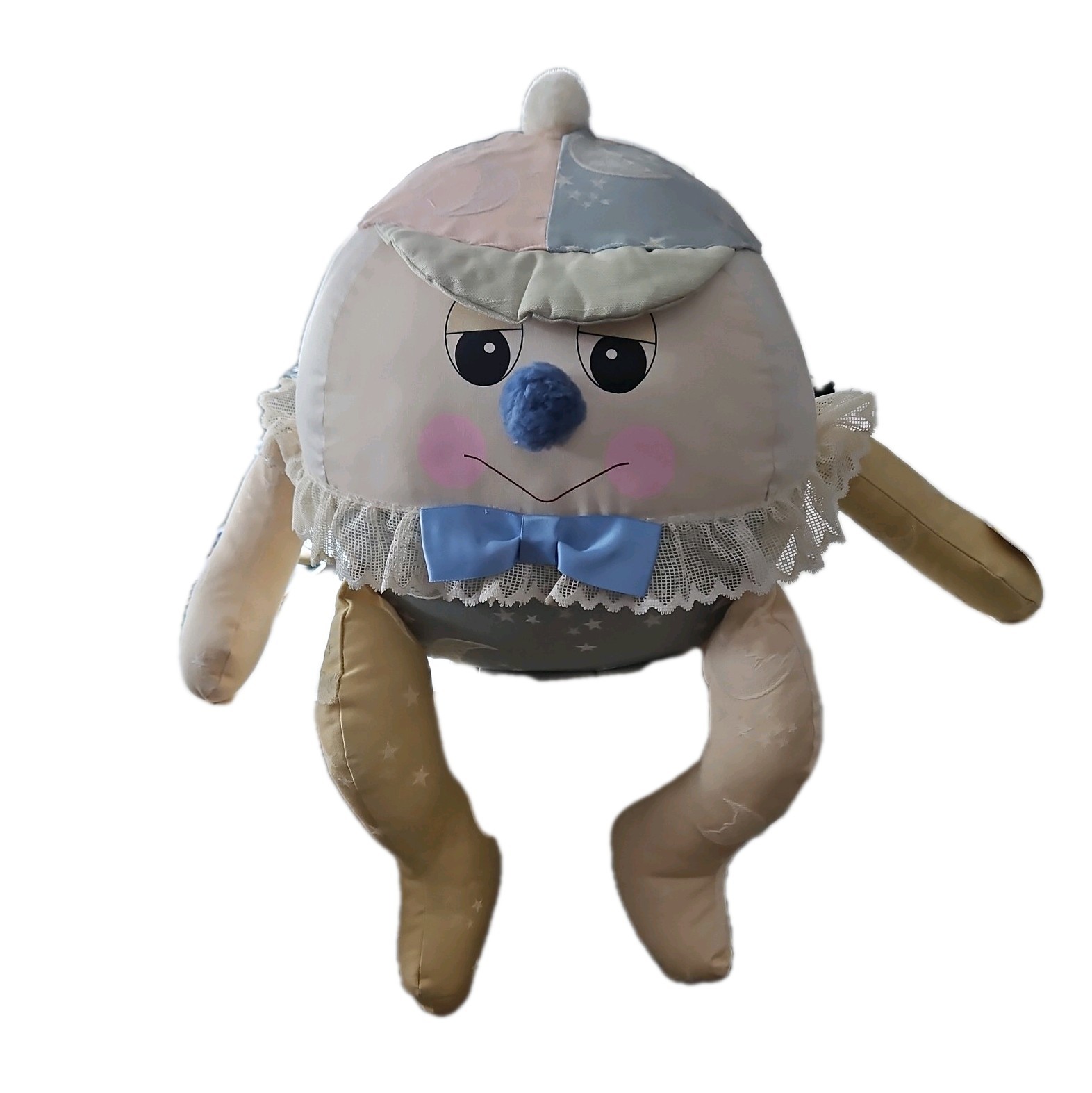 Celestial Humpty Dumpty Nursery Decor Simply Stuff-it Vintage 1992 Stars Moons 