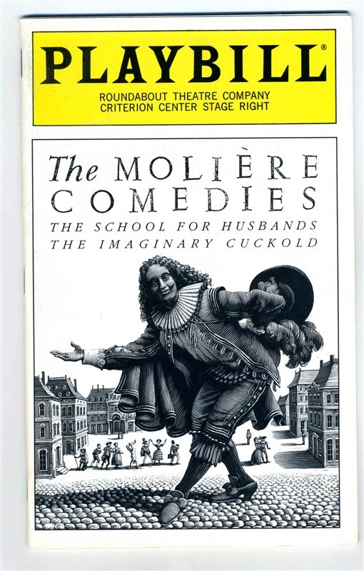 Playbill 1995 The Moliere Comedies The School for Husbands The Imaginary Cuckold