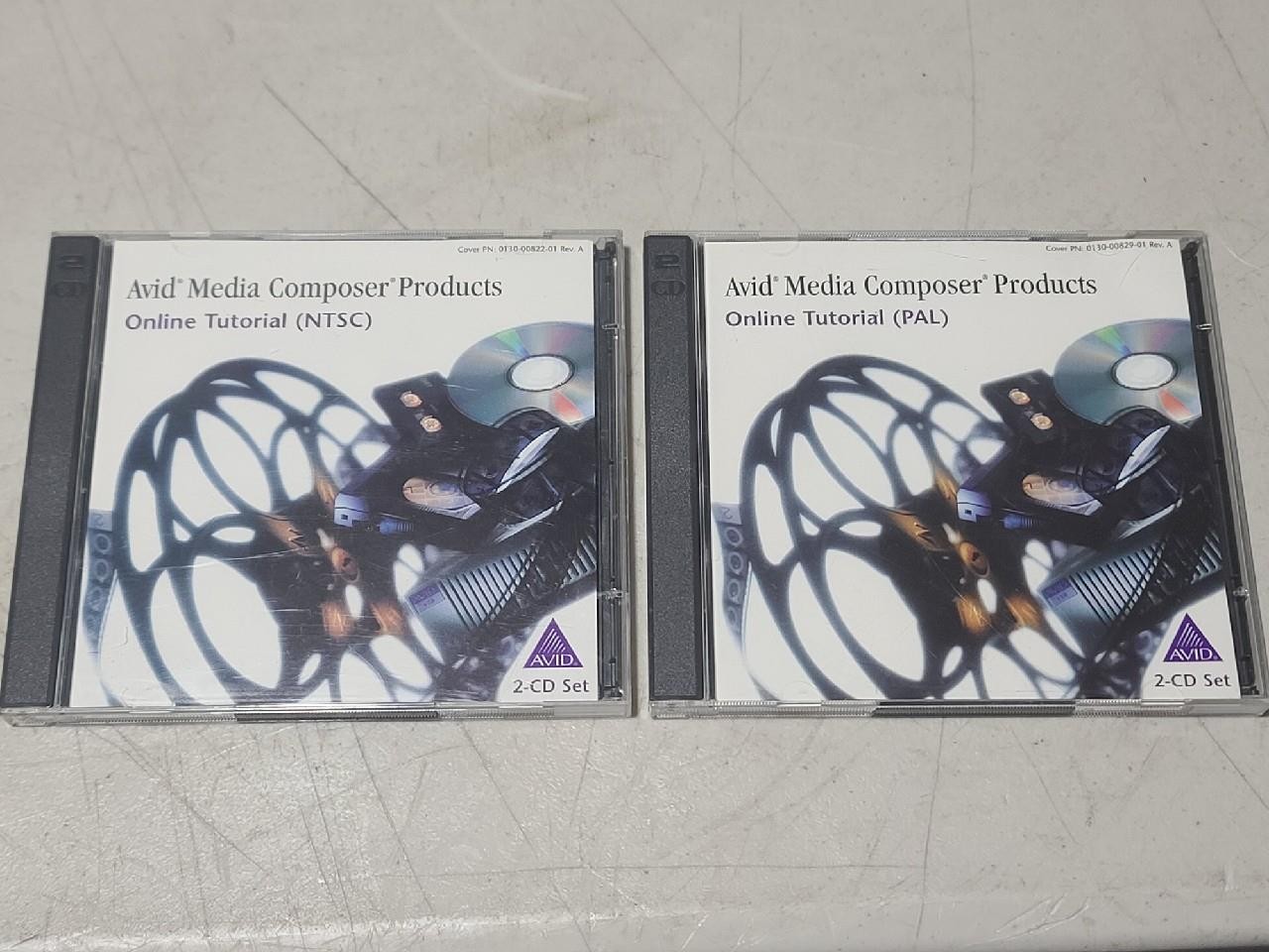 AVID Media Composer Products Online Tutorial (NTSC & PAL) CD Sets