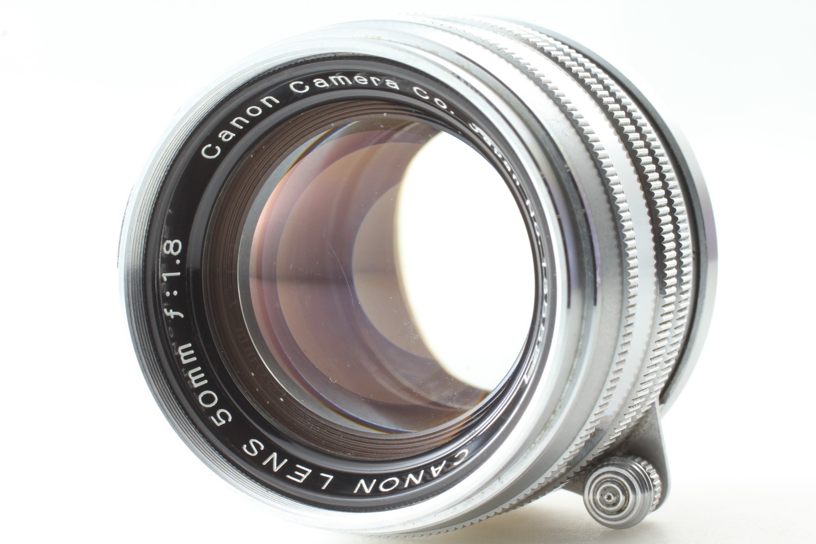 [Exc+5] Canon 50mm f1.8 Silver MF Lens for L39 LTM Leica Screw Mount From JAPAN