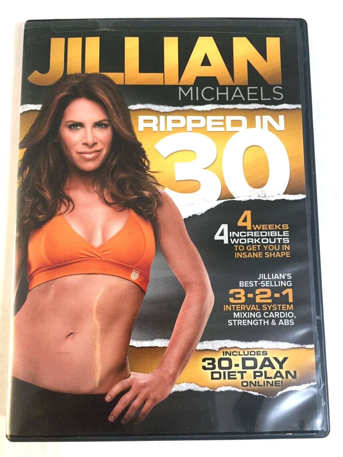 Jillian Michaels Ripped in 30 DVD Ships Same  Day With Tracking