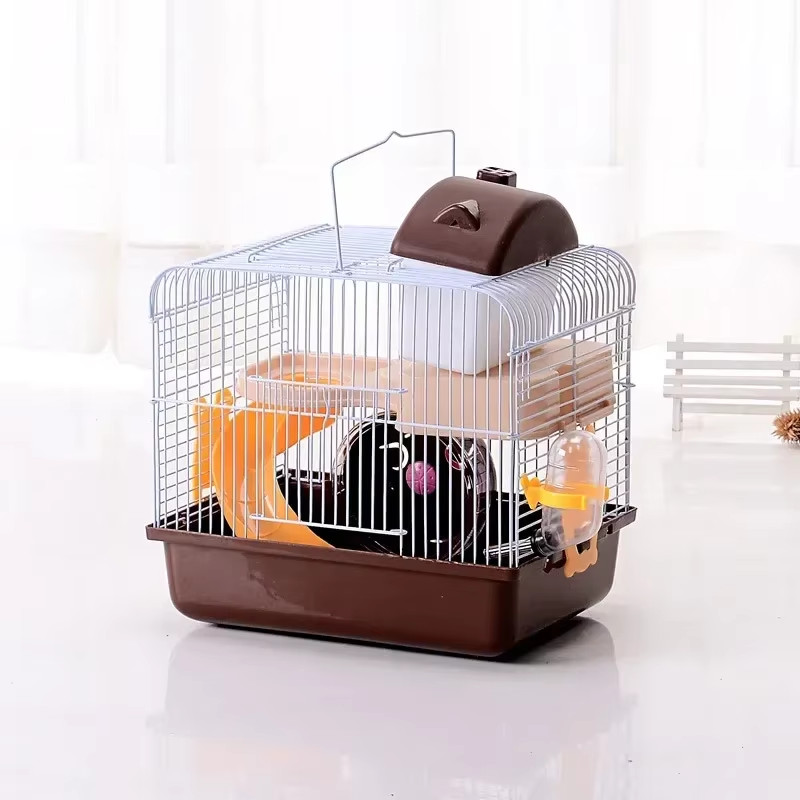 Double-Layer Hamster Household Pet Cage Small Castle Luxury Villa Durable Hamste