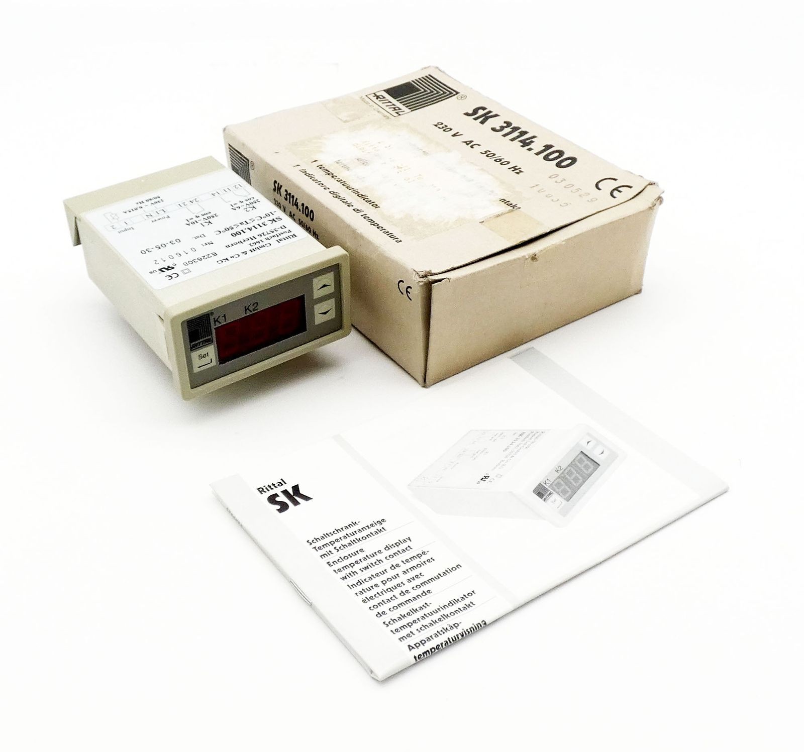 Rittal SK 3114.100 230VAC 50/60Hz enclosure temperature display -unused/original packaging2-