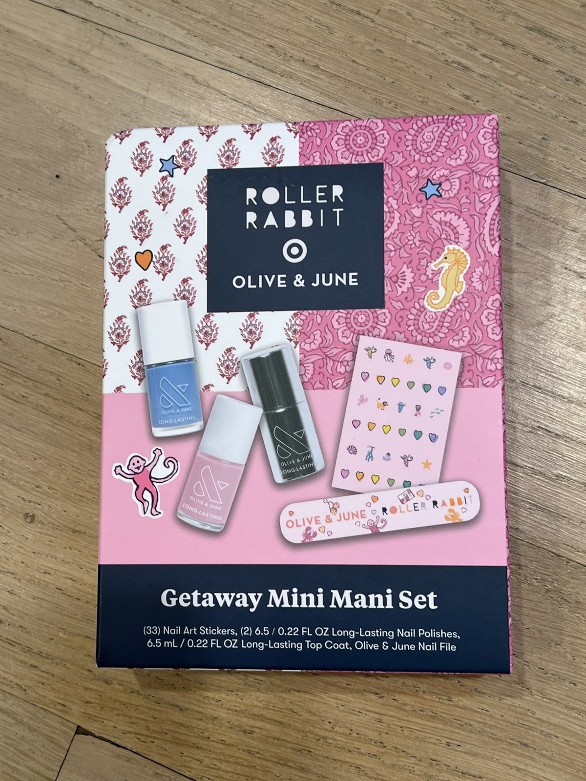 roller rabbit x target olive and june get away mini mani set