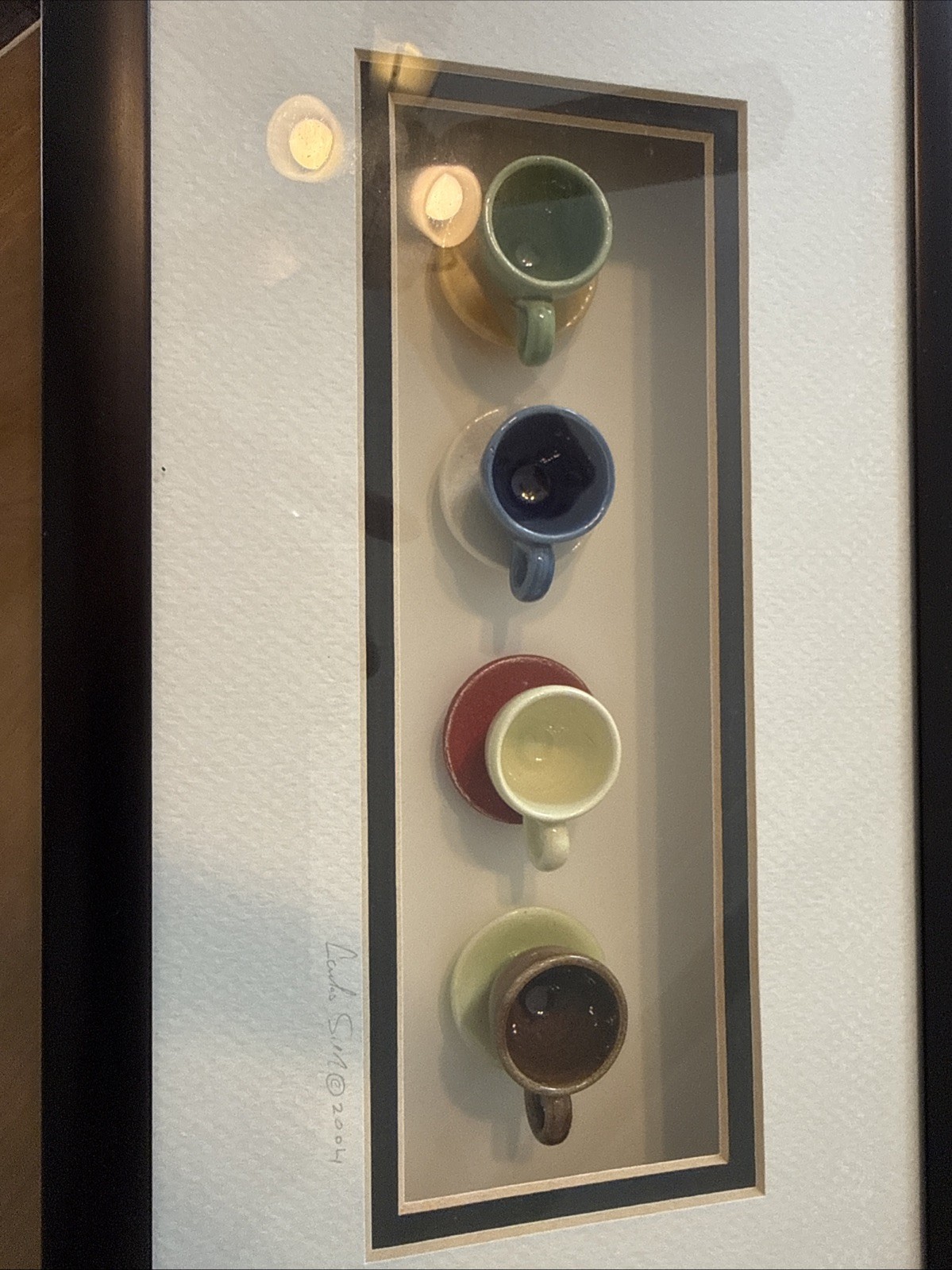 2004  Centuries Clayworks Shadowbox by Carlos Silva-Signed