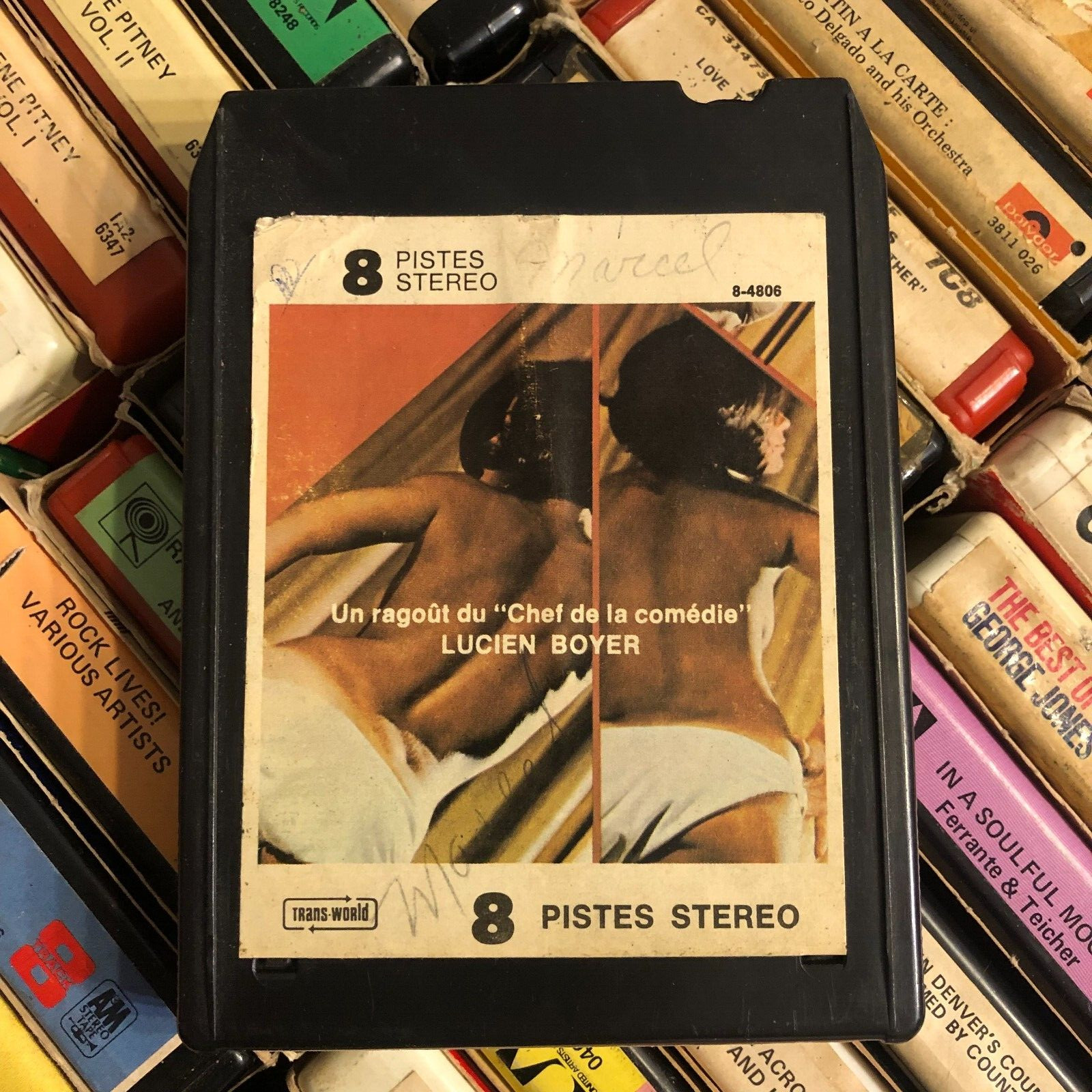 Lucien Boyer : Un Ragoût du ''Chef de la Comedie" , 8 Track Tape CANADA