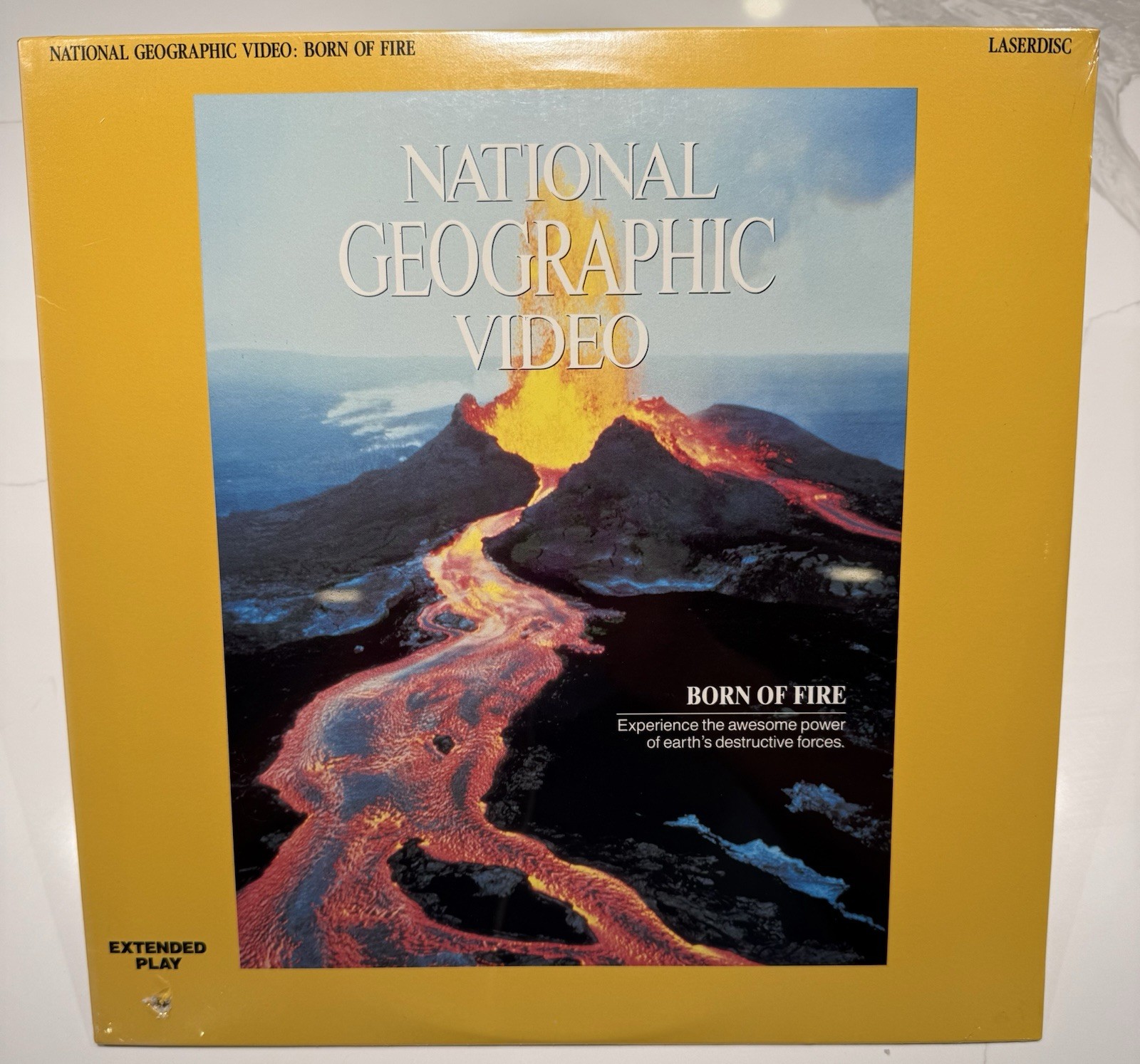 National Geographic Video Born of Fire Laserdisc LD