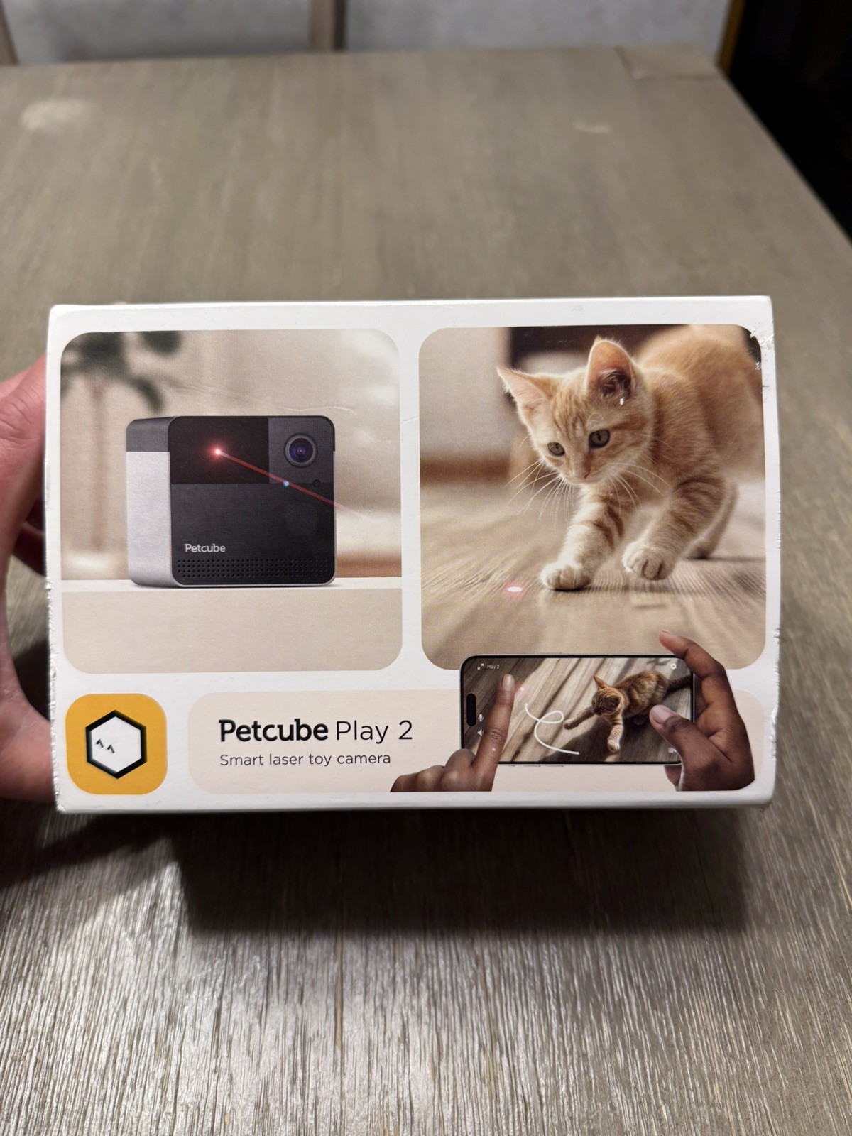 Petcube Play 2 Wi-Fi Smart Laser Toy Camera for Cats & Dogs w/night vision 