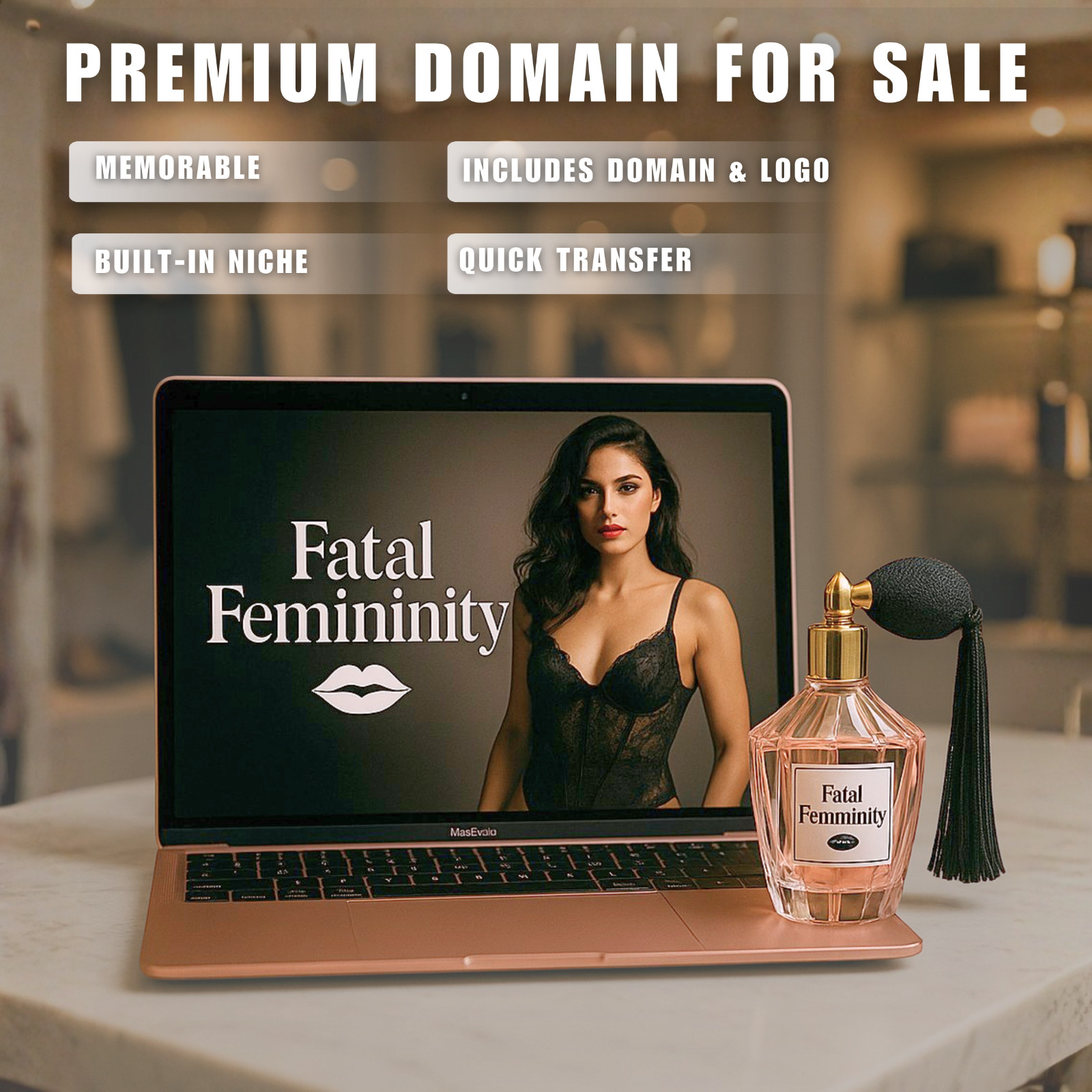 FatalFeminity.com / Domains For Sale / Business Brand, Website Name / Porkbun