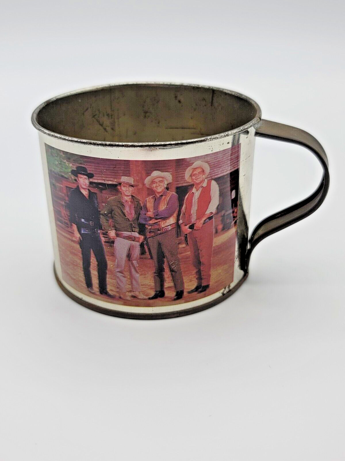 Ponderosa Ranch Bonanza Tin Cup Lake Tahoe Nevada retro TV Collectible Souvenir