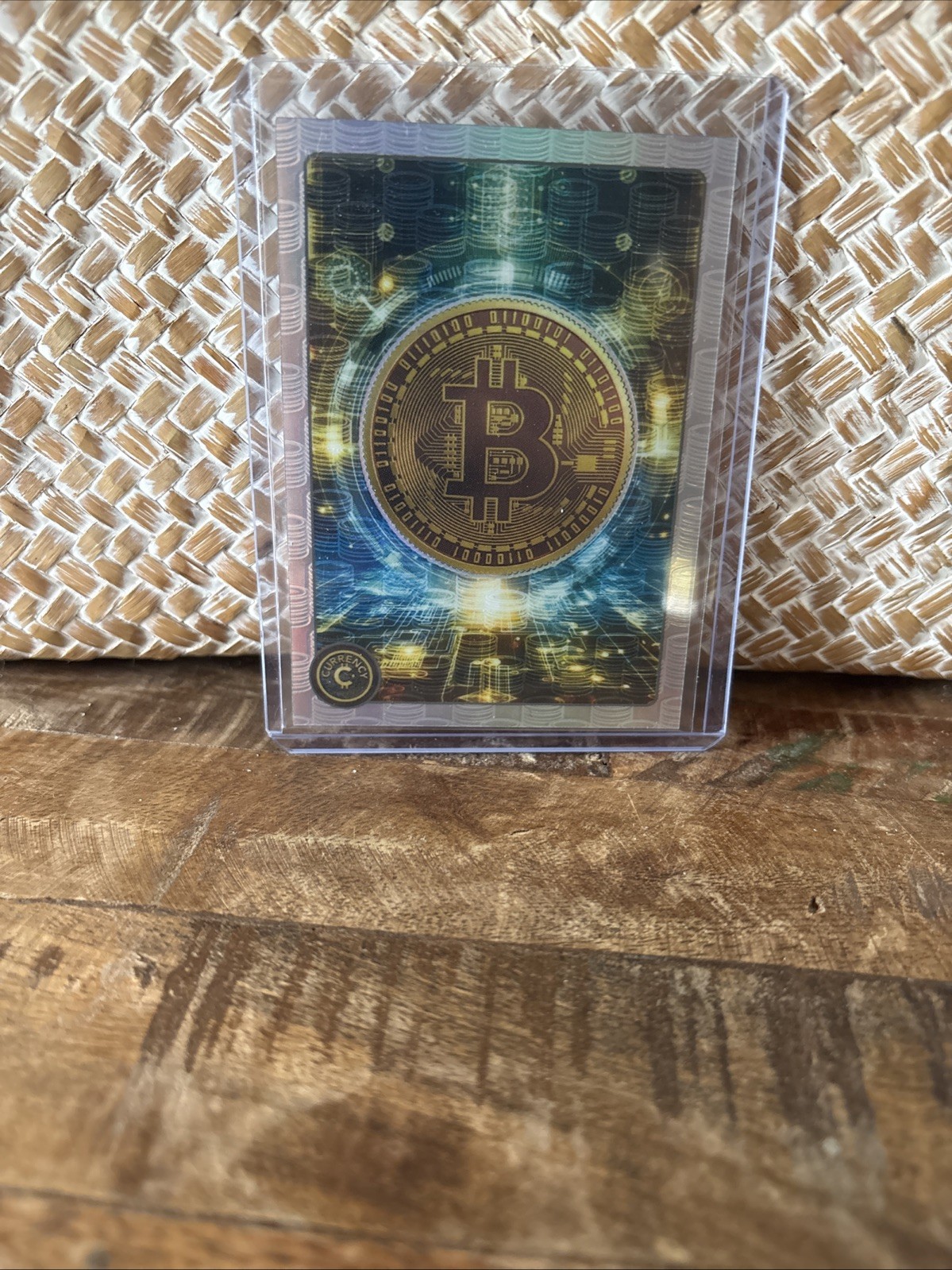 ￼ Cardsmiths Currency Series 4, #1 Bitcoin Silver 44/ 50